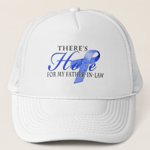 There's Hope for Colon Cancer Father-In-Law Trucker Hat