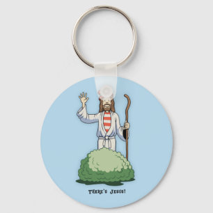 There's Jesus! Key Ring