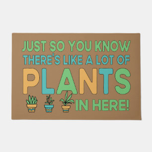 There's like a lot of plants in here!, Funny Plant Doormat