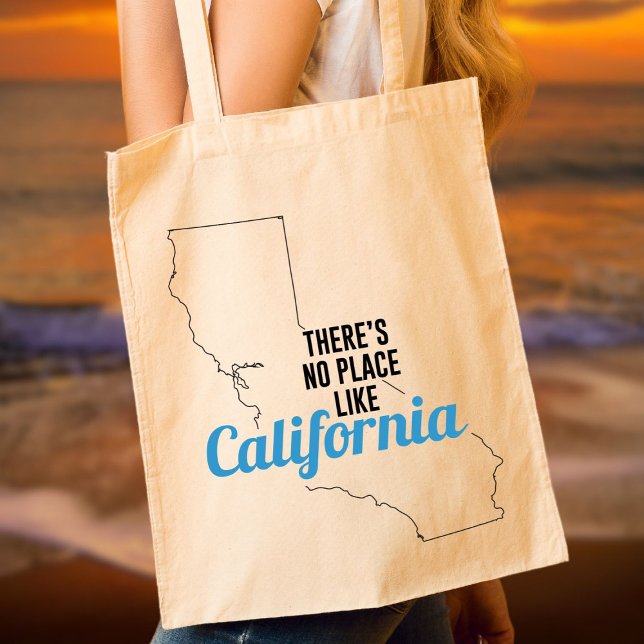There's No Place Like California Tote Bag Mum Gift (Creator Uploaded)