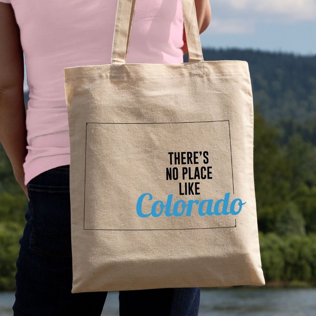 There's No Place Like Colorado Tote Bag, Mum Gift (Creator Uploaded)