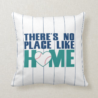 There's No Place Like HOME Baseball Heart Pillow