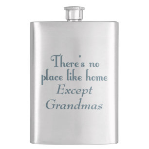 There's No Place Like Home Hip Flask