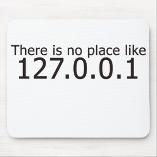Theres no place like home ip address mouse mat