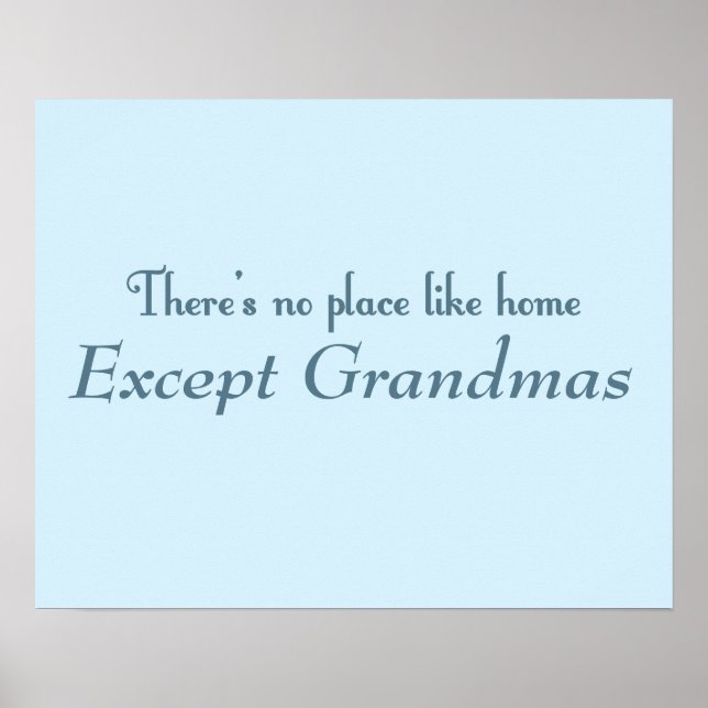 There's No Place Like Home Poster (Front)