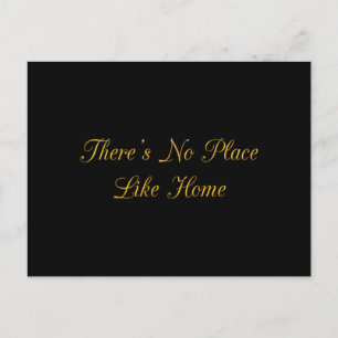 THERE'S NO PLACE LIKE HOME QUOTES REALESTATE WELCO POSTCARD