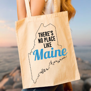 There's No Place Like Maine, Tote Bag, Mum Gift