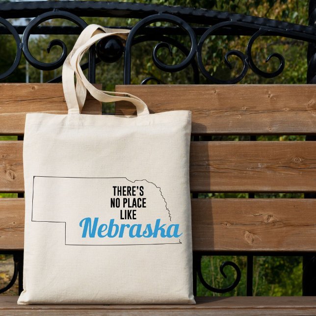 There's No Place Like Nebraska, Tote Bag, Mum Gift (Creator Uploaded)