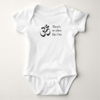 "There's no place like Om" Yoga Baby one-piece