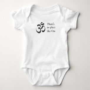 "There's no place like Om" Yoga Baby one-piece Bodysuit
