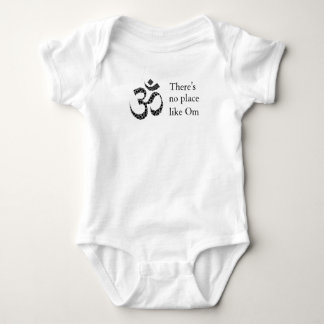 "There's no place like Om" Yoga Baby one-piece Bodysuit