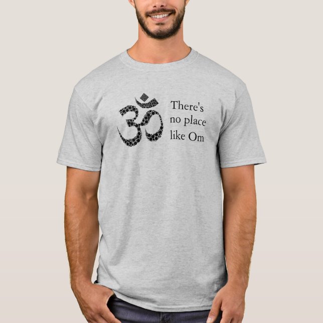 There's no place like Om Yoga theme Basic T-Shirt (Front)