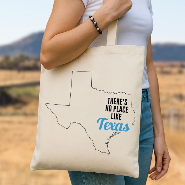 There's No Place Like Texas Tote Bag, Mum Gift Bag (Creator Uploaded)
