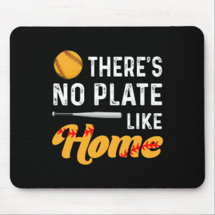 There's No Plate Like Home Softll Player Lover Fun Mouse Mat
