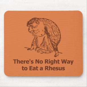 There's No Right Way to Eat a Rhesus Mouse Mat