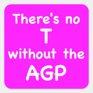 There's no T without the ATG Square Sticker