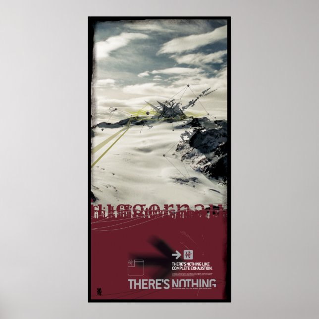 THERE'S NOTHING (Leinwand) Poster (Front)