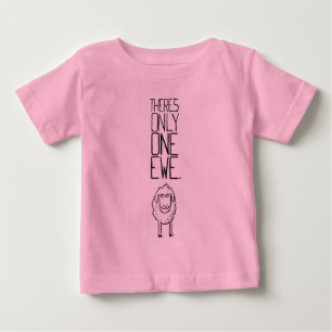 There's Only One Ewe™ Book Cover Baby T-Shirt