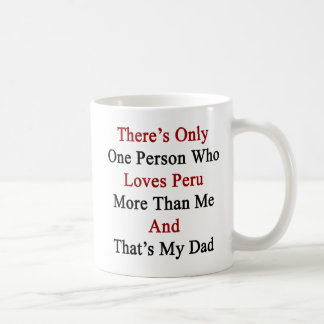 There's Only One Person Who Loves Peru More Than M Coffee Mug