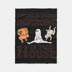 There's Some Horrors In This House Fleece Blanket