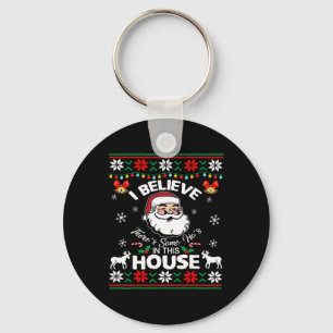 There's Some Hos In This House Funny Santa Claus C Key Ring