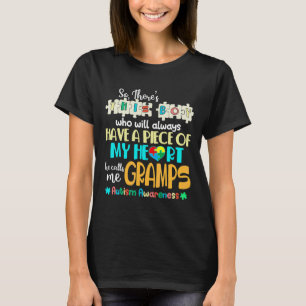 Theres This He Calls Me Gramps Autism Awareness Gr T-Shirt
