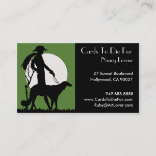 Theresa in Green - Business Cards