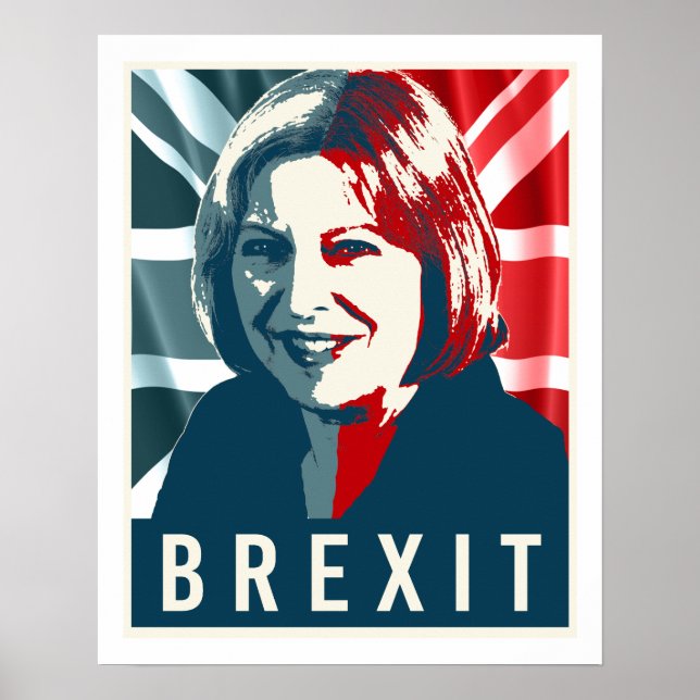 Theresa May Brexit - -  Poster (Front)