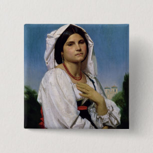 Therese 15 Cm Square Badge