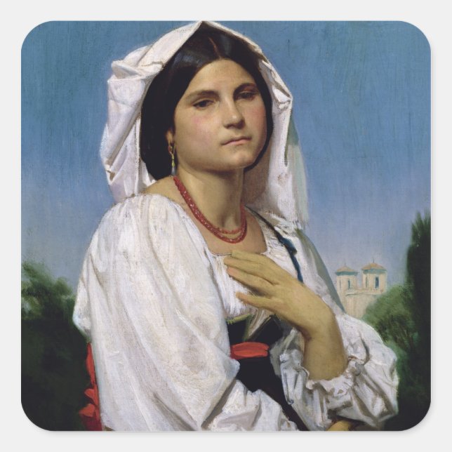 Therese Square Sticker (Front)