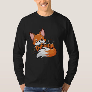 Therian Fox Furry Tail Proud Fox Kawaii Alter Kin T-Shirt