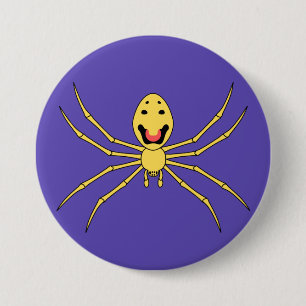 Theridion grallator AKA Happy Face Spider 7.5 Cm Round Badge