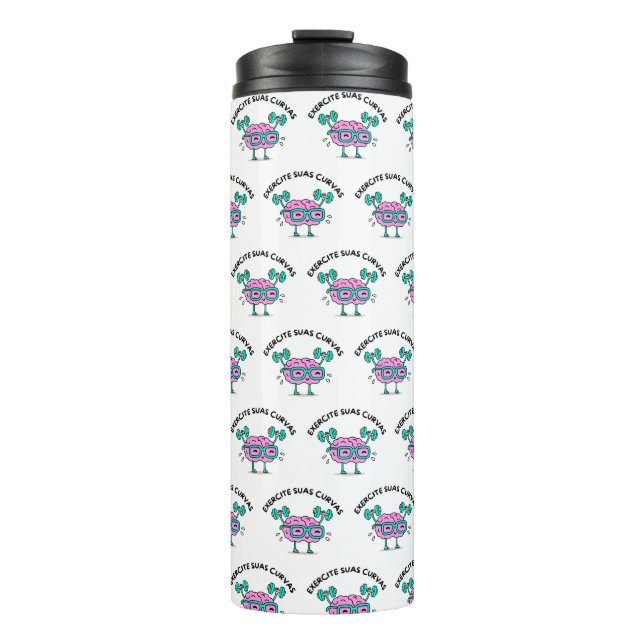 Thermal Bottle Exercises Its Curves (Front)