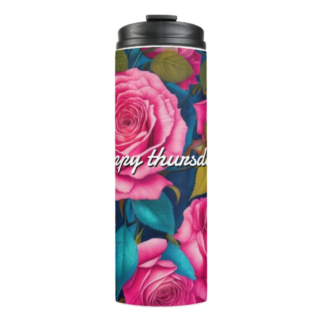 thermal glass thermal tumbler (Front)