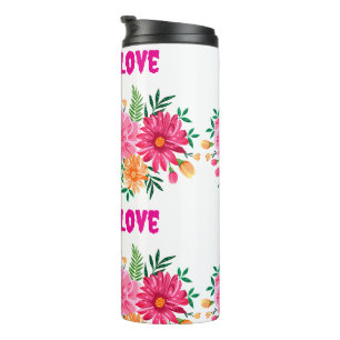 thermal glass tumbler