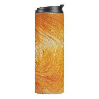Thermal Mug - Ripples of Yellow