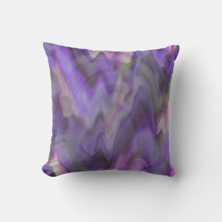 Thermal purple waves cushion