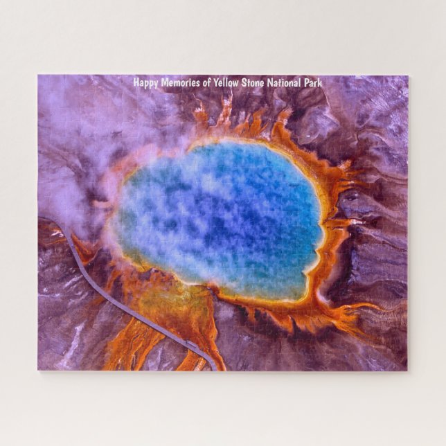Thermal Springs Wyoming. Jigsaw Puzzle (Horizontal)