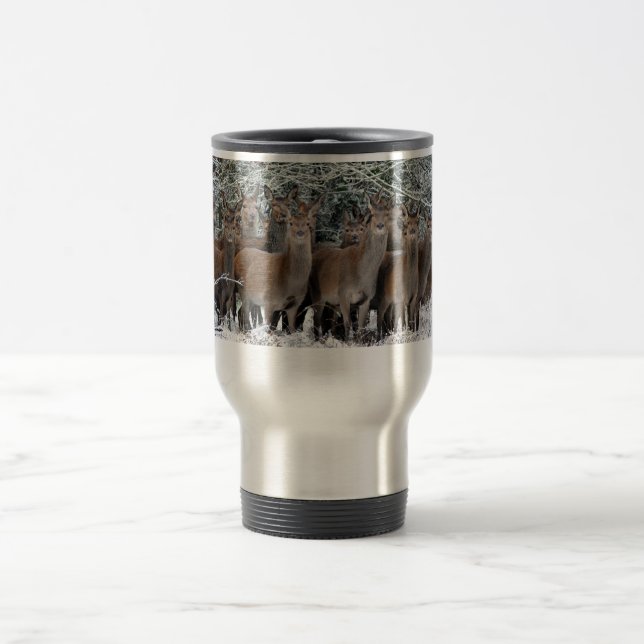 THERMAL STAINLESS STEEL TRAVEL MUGS (Center)