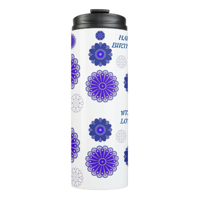 Thermal Tumbler as a birth day present (Front)