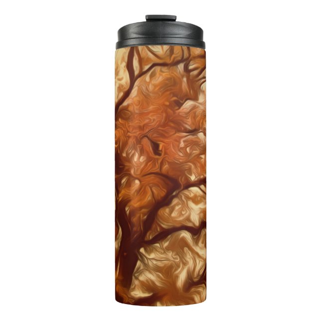 Thermal Tumbler Autumn Massive Tree Yellow (Front)