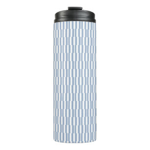 Thermal Tumbler Baby Blue & White Stripe
