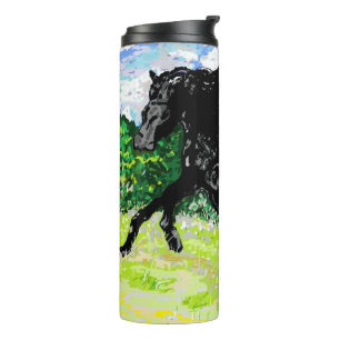 Thermal Tumbler Black Stallion