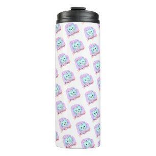 Thermal Tumbler Cat Be Mine Pink Hearts