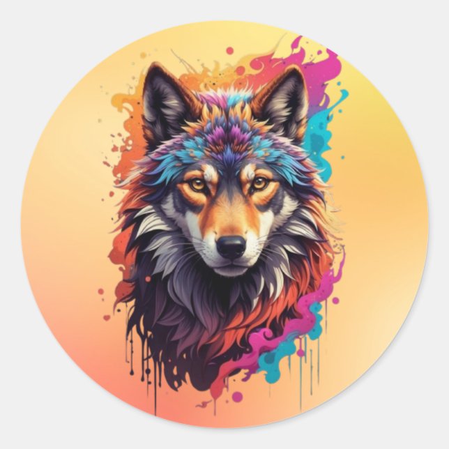 Thermal Tumbler Classic Round Sticker (Front)