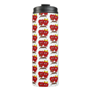 Thermal Tumbler Couple Red Hearts