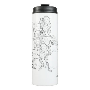 Thermal Tumbler : Dancing Arabian Horses