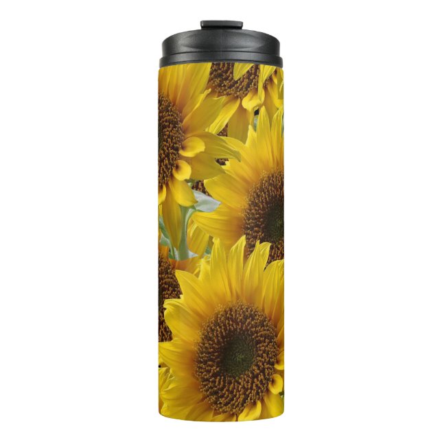 Thermal Tumbler Floral Sunflower (Front)