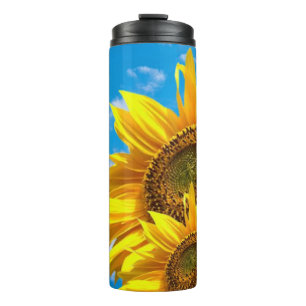 Thermal Tumbler Floral Sunflower
