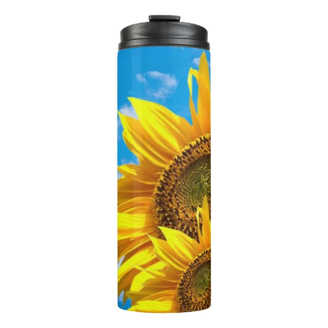 Thermal Tumbler Floral Sunflower (Front)